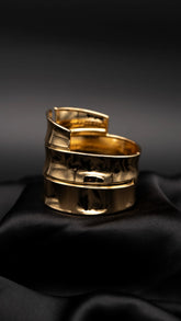 Gilded Helix Bangle